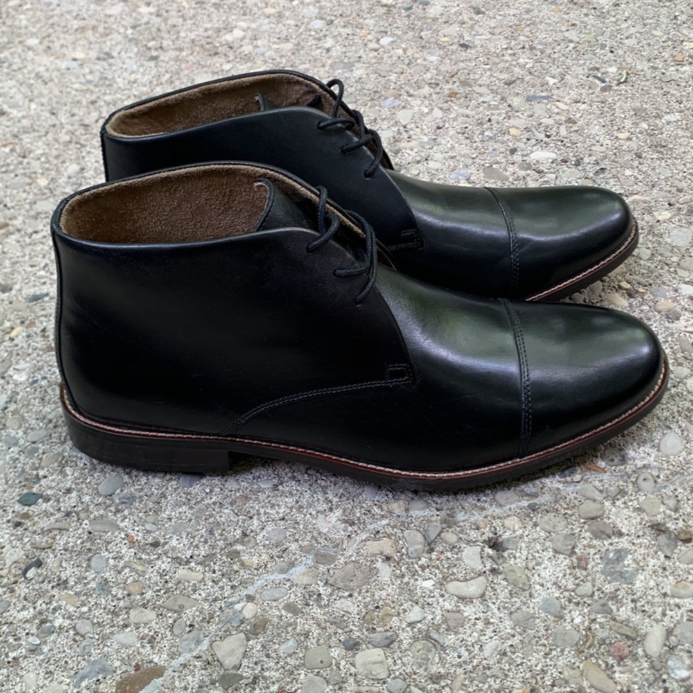 NEW St Darrel Black Stafford Chukka Boots Size 13 Medium men